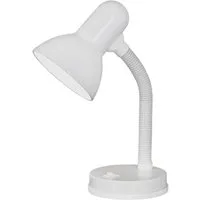 EGLO Tischleuchte BASIC, Ein-/Ausschalter, ohne Leuchtmittel, Leuchtmittel wechselbar, Ø12,5 x H30 cm / exkl. 1 x E27 (je max. 40W) / Wippschalter