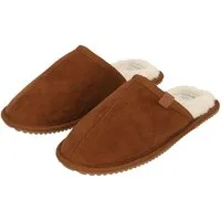 XQ Footwear Pantoffel (2-tlg) aus Wildlederimitat mit Gummisohle