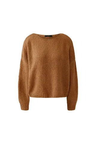Oui - Pullover camel - Gr. - 38