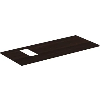 Ideal Standard Waschtischplatte i.life B Ausschnitt links f.1 Wand-WT 1202x507x18mm Coffee Oak, T545 T5458NW