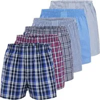 City Life Boxershorts Herren Unterhosen Baumwolle Webboxer (6er Pack) Sparpack S - 4XL (1-St)