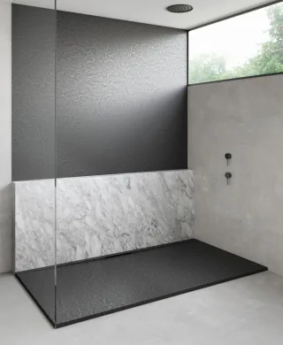 Fiora Duschwanne Trace, Struktur Venezia, 1400X800X24 STV14080