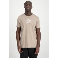 Alpha Industries Rundhalsshirt Basic T ML Baumwolle, regular fit