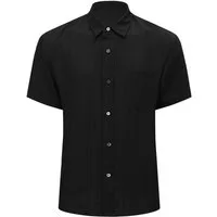 Allthemen Kurzarmhemd Herren Sommerhemd mit 3D Wellenstruktur Freizeithemd Relaxed Fit