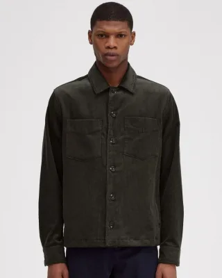 Fred Perry Herren Corduroy Überhemd