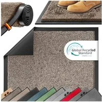 KESSER Fußmatte Schmutzfangmatte rutschfest für Innen- & Außenbereich, Höhe: 7 mm, Teppich für Wohnungseingang, Büro & Vorzimmer