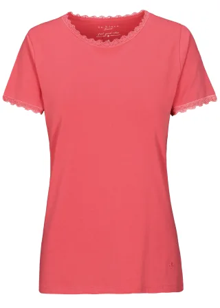 IN LINEA - Da.-Shirt pink - Gr. - 40