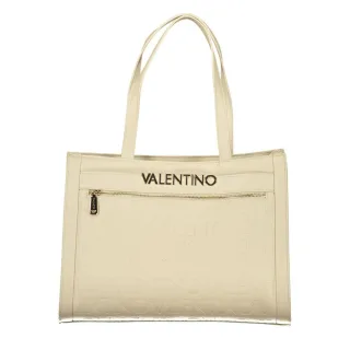 Mario Valentino Beige Polyurethan Damenhandtasche mit mehreren Taschen