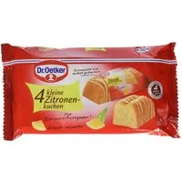 Dr. Oetker Küchenhelfer Kuchen, Dr. Oetker Zitronenkuchen fertig gebacken mit Zitronenfettglasur 140g
