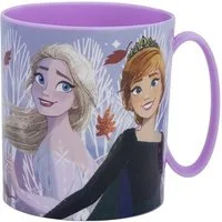 Disney Trinkflasche Disney Frozen Becher Mikrowellengeeigneter Kunststoffbecher 390ml