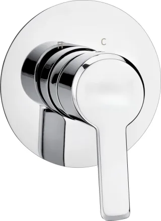 Neuesbad Serie 200 Unterputz-Brausearmatur ohne Umsteller, Chrom NB1DEBQA044L1