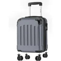 YONSLY Handgepäckkoffer Kabinenkoffer Reisekoffer Trolley mit abnehmbaren Rollrädern, 4 Rollen, ABS-Hartschale mit Zahlenschloss und ergonomischem Gummigriff