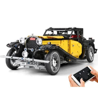 MOULD KING 13080 Technical Car T50 Vintage Classic Racing Vehicle Building Block Brick Assembly Kit 3564PCS Toy Christma