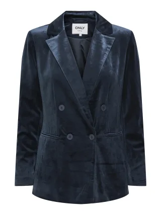ONLY - ONLASTRID-ELSY L/S FIT VELVET BLAZER TLR night sky - Gr. - 38