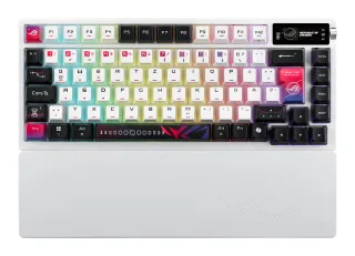 ASUS ROG Azoth X | 90mp044f-bkda30 | Verkabelt & Kabellos - USB + RF Wireless + Bluetooth
