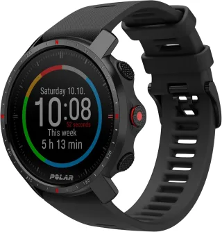 Polar Grit X Pro M/L [inkl. Kunststoffarmband schwarz] 47mm Edelstahlgehäuse schwarz