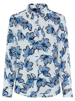 Olsen - Blouse Woven Long Sleeves ink blue - Gr. - 46