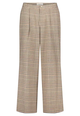 CARTOON - Karo-Hose Brown/Rosé - Gr. - 44