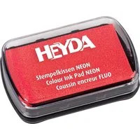 Heyda Stempel HEYDA 204888433 Stempelkissen Neon 9 x6 cm neonrot