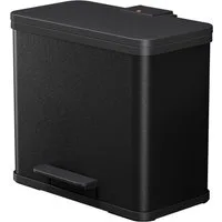 Hailo Mülleimer Öko duo Plus L, 26 l, Stahlblech o. Edelstahl, Kunststoff Inneneimer, Made in Germany