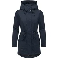Ragwear Parka Alysa stylische Damen Übergangsjacke mit Taillenzugband