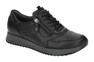 Waldl?ufer 752002 H-VICKY Damenschuhe Schwarz Bequeme Halbschuhe