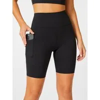 FemmeTone Radlerhose High Waist Biker Shorts – Damen Sporthose mit Tasche Elastische kurze Leggings – Fitnesshose für Training, Yoga & Workout