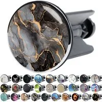 Sanilo Waschbeckenstöpsel mit Motiv, viele schöne Abflussstöpsel zur Auswahl, Ø 4 cm, hochwertig, universell, 100% wasserdicht