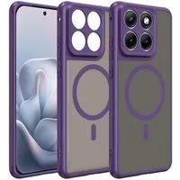 CoolGadget Handyhülle Magnet-Hülle für Motorola Edge 70 Fusion Schutzhülle magnetisch 6,78 Zoll, Hülle Matt Stoßfest kompatibel mit QI-Laden Zubehör Kameraschutz Case
