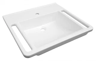 Avenarius barrierefreier Waschtisch, 600 mm, o/Überlauf, Serie free living! 9028063030