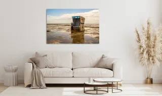 queence Acrylglasbild "Eba" Himmel  Meer  Meer Bilder  Spa  Spa Bilder  Strand 1 Stk. tlg. Fine Art-Print in Galeriequalität