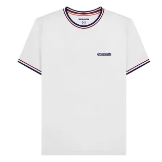 Lambretta - "SS25" T-Shirt für Herren (Weiß/Marine/Rot)