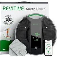 REVITIVE EMS-Fußmassage-Gerät Medic Coach Durchblutungs-Stimulator, Effektive Knieschmerztherapie und bessere Durchblutung