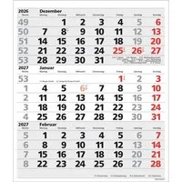 Korsch Verlag Wandkalender 3-Monats-Planer XL Comfort 2027