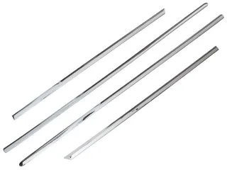 4x Zierleisten Türleisten Seitenleisten Chrom Streifen für VW Passat 3C B6 05-11