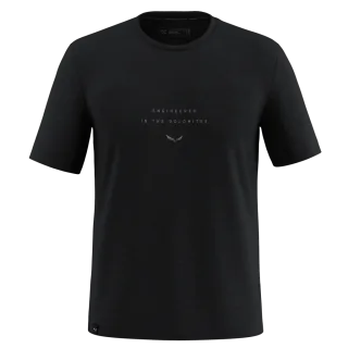 SALEWA - Eagle Eitd Merino T-Shirt Herren - Schwarz (Gr.54)