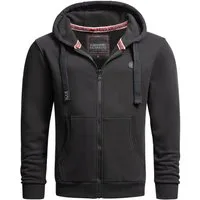Alessandro Salvarini Sweatjacke ASLomborio warme Kapuzenjacke