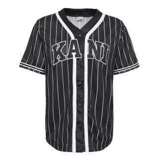 Karl Kani Serif Pinstripe Baseball Jersey