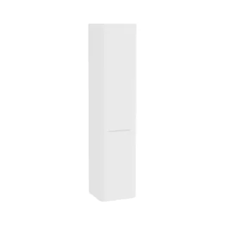VitrA New Integra Round Hochschrank mit Wäschekorb 40 x 37 x 180 cm (BxTxH) Weiß Matt,70078 70078
