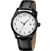 S&T Design Quarzuhr Herrenuhr Arabische Zahlen Armbanduhr, (inkl. Uhrenbox), Herren Uhr Arabisch Datum Wasserdicht 3BAR