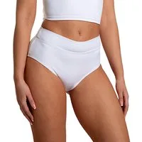 Aquarti Bikini-Hose Unterteil High Waist mit Umschlagbund