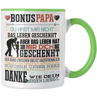 Trendation Tasse Bonus Papa Tasse Stiefvater Geschenk Stiefvater Vatertag Lustiger Spr