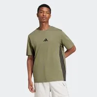 adidas Sportswear T-Shirt ESSENTIALS 3-STREIFEN SINGLE JERSEY mit Rundhalsausschnitt, aus Baumwolle, weiches Single Jersey