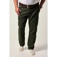 Men Plus 5-Pocket-Jeans Cargohose Bauchfit Straight Fit Colordenim