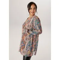 Aniston PLUS Longbluse mit farbharmonischen Paisleydruck