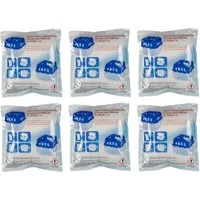 BURI Luftentfeuchter 6er-Pack Luftentfeuchter Nachfüllbeutel 400g Granulat Raumentfeuchter