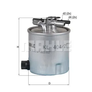 Mahle Kraftstofffilter Dacia Logan Sandero Renault Logan