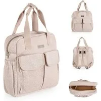 Cangaroo Wickeltasche Mivida (1-tlg), Wickelunterlage, Reißverschluss, Schultergurte, Handtaschengurt, Clips