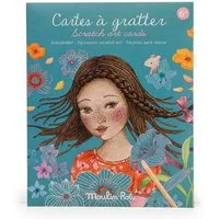Moulin Roty Kreativset Rosalies Kratzbilder Kreativset für kreative Kinder zum Gestalten, Kreativset