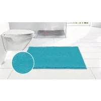 OTTO home Badematte Cali, Badvorleger, Badezimmer Teppich, Duschvorleger, Höhe 10 mm, rutschhemmend beschichtet, schnell trocknend, fußbodenheizungsgeeignet, Polyester, rechteckig, weich, Uni Farben, auch als Teppich erhältlich